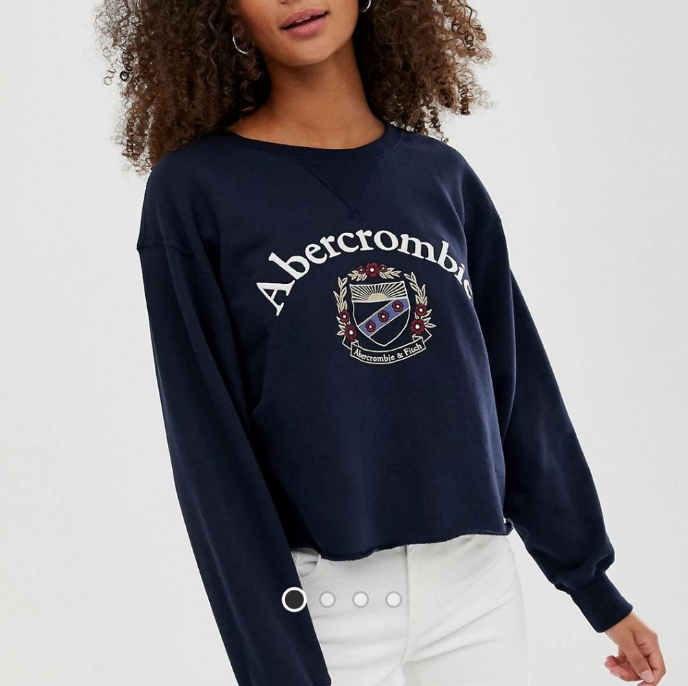 Abercrombie and Fitch cropped sweatshirt